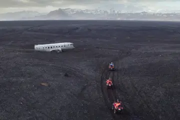 ATV quad bike tour naar vliegtuigwrak