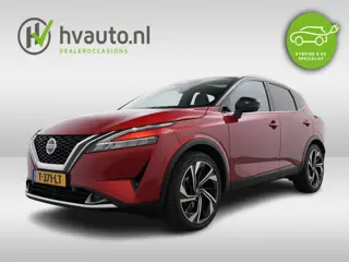 Nissan QASHQAI 1.3 MHEV 158PK 4WD TEKNA PLUS XTRONIC | Leer | Panoramadak | 4x4