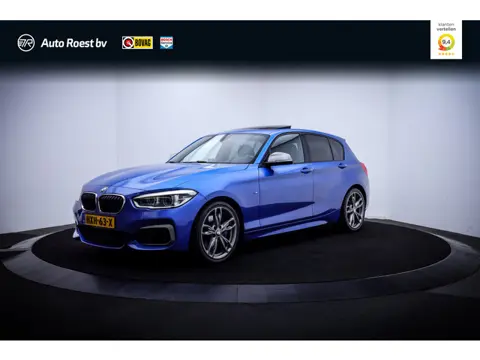 BMW 1-serie M140i Edition Shadow Executive SCHUIFD. | STOELVERW. | ESTORIL BLAUW | ONDERHOUDS HIST |