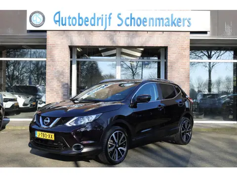 Nissan Qashqai 1.2 Tekna CARPLAY STOELVERW. 360-CAMERA DAB HALFLEER 19"LMV NAVI CRUISE 2xPDC CLIMA E