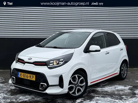 Kia Picanto 1.0 DPi GT-Line 1e eign. Dealeronderhouden, Navigatie, Lederen bekleding, Privacy glass,