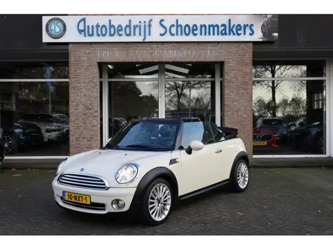 Mini Mini Cabrio 1.6 Cooper AUTOMAAT!! LEER CRUISE STOELVERW. CLIMA PDC 17"LMV ALL-SEASONS! XENON AU