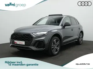 Audi Q5 50 TFSI e 299 pk S-Line | Panoramadak | Trekhaak | Leder/alcantara | Achteruitrijcamera | St