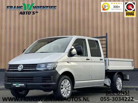 Volkswagen Transporter 2.0 TDI L2H1 DC | Marge! | Pick-up! | 6 Pers. | Trekhaak | Apple Carplay | Cr