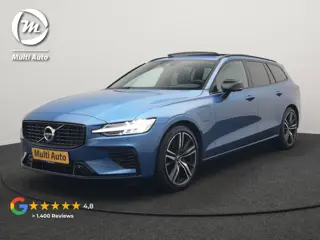 Volvo V60 T6 Recharge AWD R-Design PHEV 340pk Dealer O.H. | Trekhaak Af Fabriek | Panodak | Adaptive