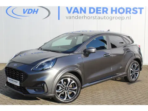 Ford Puma 1.0-125pk EcoBoost Hybrid ST-Line. April 2024 ! Slechts 11.800km ! Autm. airco, navigatie,