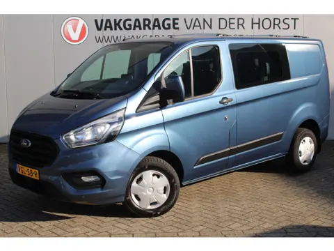 Ford Transit Custom 300 2.0-130pk TDCI L1H1 Trend Dubb. cabine. Trekgewicht 2.500kg ! Airco, stoel- 