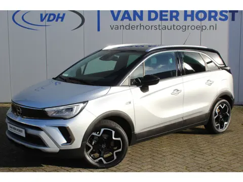 Opel Crossland 1.2-110pk Turbo 'Elegance'. Mooie en luxe hoogzitter met weinig km's ! Volautm. airco