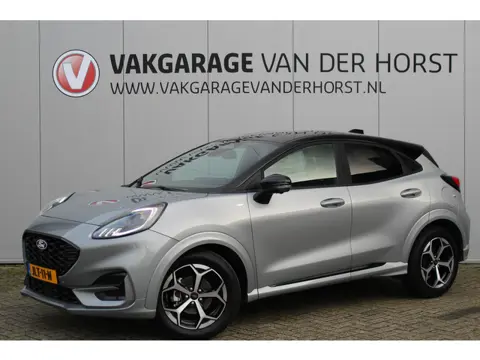 Ford Puma 1.0-125pk EcoBoost Mild-Hybrid ST-Line, two-tone. Alwéér een prachtige hoogzitter met slec
