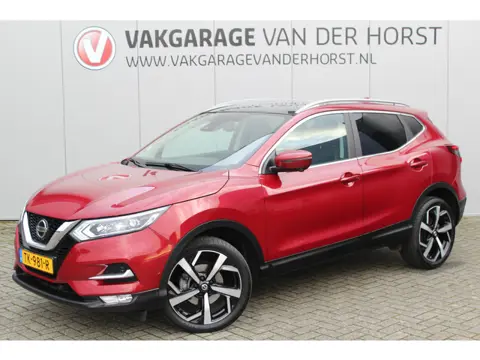 Nissan QASHQAI 1.2-115pk Tekna. Erg nette, luxe en betrouwbare hoogzitter ! Autm. airco, cruise cont