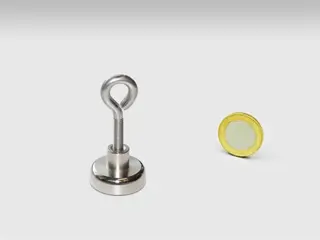 Neodymium pot magneet oogbout diverse afmetingen magneten.