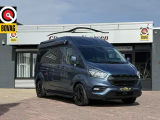 Ford Transit Custom buscamper zeer luxe inbouw professioneel gebouwd vitron euro 6 navi climate ctr 