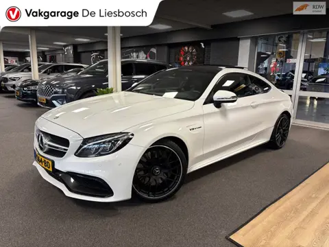 Mercedes-Benz C-klasse coupe AMG 63 / pano / leer / memory / Burmester / camera / boeken