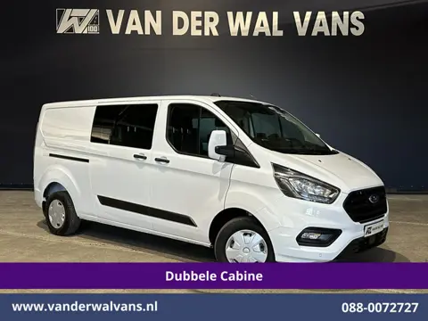 Ford Transit Custom 2.0 TDCI 131pk L2H1 Dubbele Cabine Euro6 Airco | 5-Zits | Camera | LED | 2800kg 
