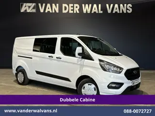 Ford Transit Custom 2.0 TDCI 131pk L2H1 Dubbele Cabine Euro6 Airco | 5-Zits | Camera | LED | 2800kg 