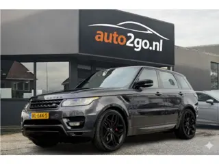Land Rover Range Rover Sport 3.0 TDV6 AUT8 BLACK-EDITION PANODAK VOL-LEDER 22 INCH-LMV NAVI CAMERA L