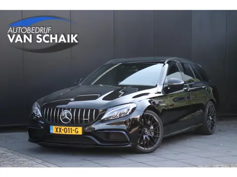 Mercedes-Benz C-klasse Estate AMG 63 | SCHAALSTOELEN | LEDER | PANO-DAK | BURMESTER | HEAD-UP | CRUI