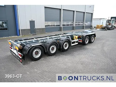 D-Tec COMBITRAILER  S-LINE CT-521-S | 2x20-40ft HC * 3x STUURAS * 4x LIFTAS * SAF/DISC * APK 10-2026