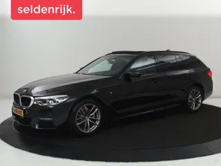 BMW 5-serie 520i M Sport | Panoramadak | Stoelventilatie |  Head-Up | 360 Camera | Leder | Adaptief 