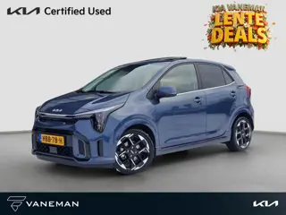 Kia Picanto 1.0 DPI GT-Line | Beschikbaarheid In Overleg | Open Dak | LED | Leder | PDC | Navi | Cli