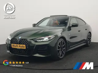 BMW 4 Serie Coupé 430i M Sport 245pk Dealer O.H Sanremo Green | Panodak | Lederen Competition Stoele
