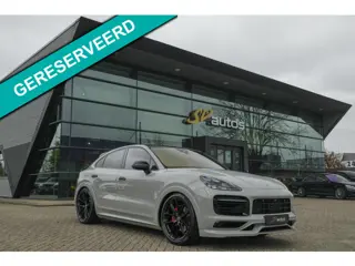Porsche Cayenne Coupé 3.0 E-Hybrid 462PK Krijtgrijs SportDesign Burmester Luchtvering *SOH 92%* Ligh