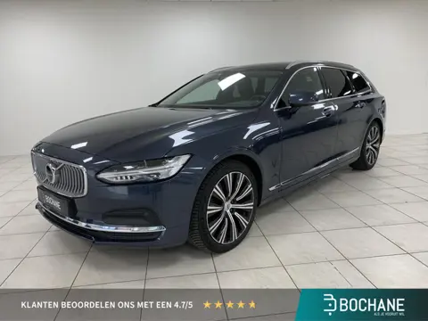 Volvo V90 2.0 B4 Inscription UITKLAPBARE TREKHAAK | ACHTERUITRIJCAMERA | NAVIGATIE | LEDEREN BEKLEDI