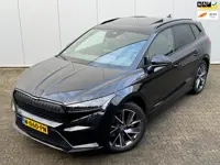 Skoda Enyaq iV SPORTLINE PANORAMADAK SOH 93,3% STOELVERWARMING WARMTEPOMP NAP 1 EIGENAAR CARPLAY
