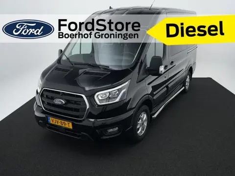 Ford Transit 350 L2H2 Limited 185 pk FWD | Trekhaak | Navigatie | Dubbele cabine |