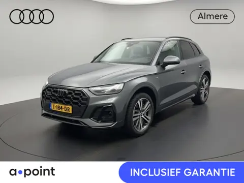 Audi Q5 50 TFSI e S edition 299PK S-tronic | 91% SOH | 2x S-line | Zwart optiek | Clima | Zwenkbare 