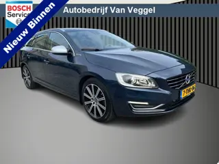 Volvo V60 2.4 D6 AWD Plug-In Hybrid Summum leer, navi, trekhaak, cruise, stoelverw