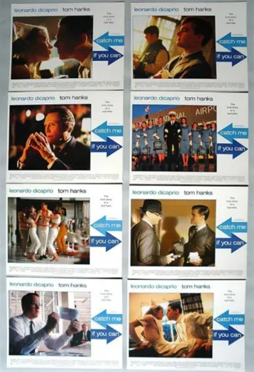 CATCH ME IF YOU CAN lobbycard set.