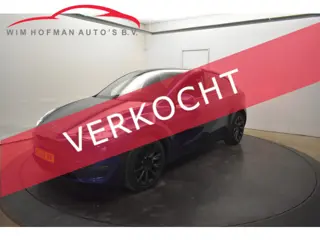 Tesla Model Y Long Range AWD 75 kWh 351Pk SOH 91% Trekhaak EL aKlep Pano Leder Camera
