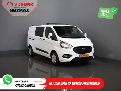 Ford Transit Custom 2.0 TDCI L2 Trend DC Dubbel Cabine Stoelverw./ Carplay/ 2.7t Trekverm./ Navi/ PD