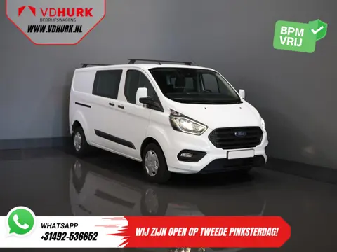 Ford Transit Custom 2.0 TDCI L2 Trend DC Dubbel Cabine Stoelverw./ Carplay/ 2.7t Trekverm./ Navi/ PD