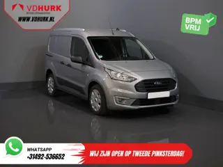 Ford Transit Connect 1.0 BENZINE 100 pk BPM VRIJ! Garantie t/m 06-2029 3 Pers./ Airco/ PDC/ DAB