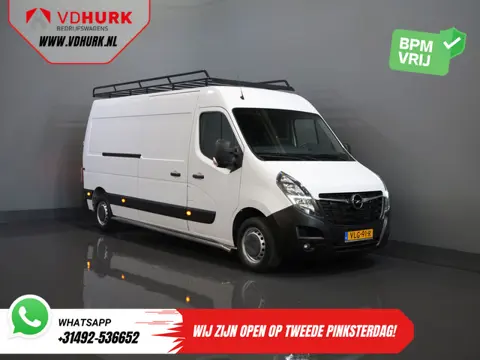 Opel Movano 2.3 Turbo 136PK L3H2 Camera/ Climate/ Cruise/ PDC/ Trekhaak / 2,5T trekgew./ Imperiaal+t