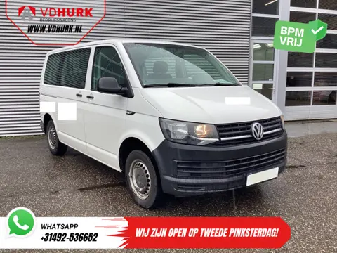 Volkswagen Transporter 2.0 TDI EURO6 EXPORT €15.057,- Incl. BTW/ BPM VRIJ! Combi/ Kombi/ 9 Pers./ 9 