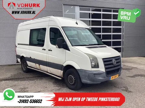 Volkswagen Crafter 50 2.5 TDI Aut. L2H2 DC Dubbel Cabine EXPORT 5 cil/ 3.5t Trekverm./ Airco/ 6 Pers