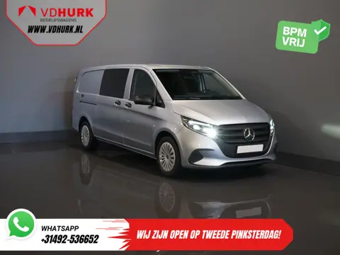 Mercedes-Benz Vito 116 CDI Aut. L3 DC Dubbel Cabine BPM VRIJ! 6 Pers./ 2xSchuifdeur/ LED/ Stoelverw.