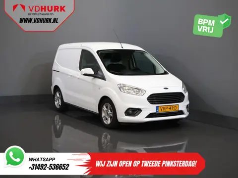 Ford Transit Courier 1.0 100 pk Limited BENZINE BPM VRIJ! Carplay/ Camera/ Climate/ Cruise/ PDC/ LMV