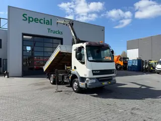 DAF LF 45.160 4x2 / 3 Zijdige Kipper / Hiab 045-1