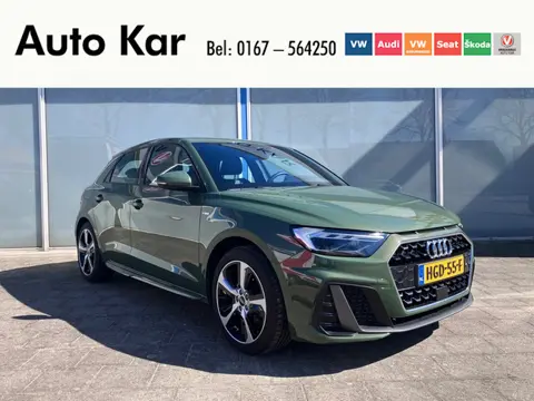 Audi A1 SPORTBACK 25 TFSI S edition Climatronic LM velgen PDC achter Districtgreen metallic lak