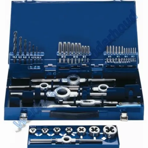 Promat draadsnijset 45 delig van M3 t/m M12 spec. prijs