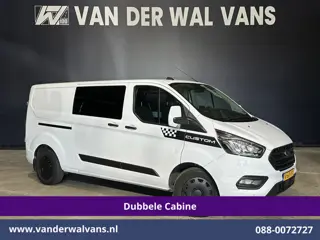 Ford Transit Custom 2.0 TDCI 170pk L2H1 Dubbele Cabine Euro6 Airco | 5-Zits | 2x Zijdeur | Camera | 