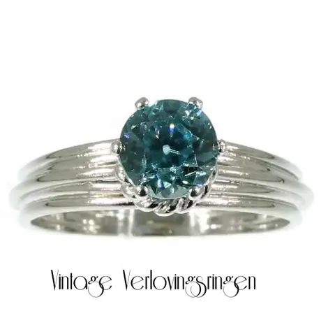 Is uw vriendin gek op vintage verkoop vintage verlovingsring