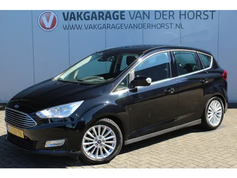 Ford C-MAX 1.0-125pk Titanium. Erg goed onderhouden hoogzitter, afkomstig van de 1e eig. Autm. airco