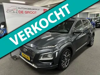 Hyundai Kona 1.6 GDI HEV Premium Sky/ Nederlandse auto/ Eerste eigenaar/ Panoramadak/ LMV/ Lederen b