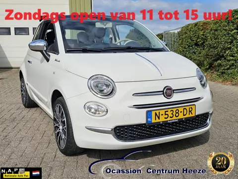 Fiat 500C 1.0 Hybr Dolcevita, Carplay! 1e Eig! Half Leder! 12 mnd Garantie! Zondag OPEN!