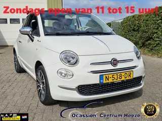 Fiat 500C 1.0 Hybr Dolcevita, Carplay! 1e Eig! Half Leder! 12 mnd Garantie! Zondag OPEN!